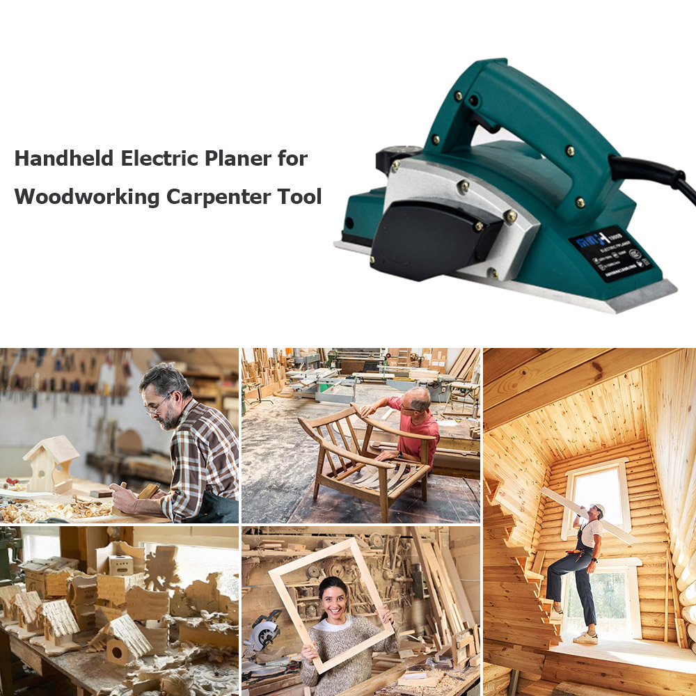 Planer Handheld Electric - Ręczna strugarka elektryczna wielofunkcyjna do drewna,