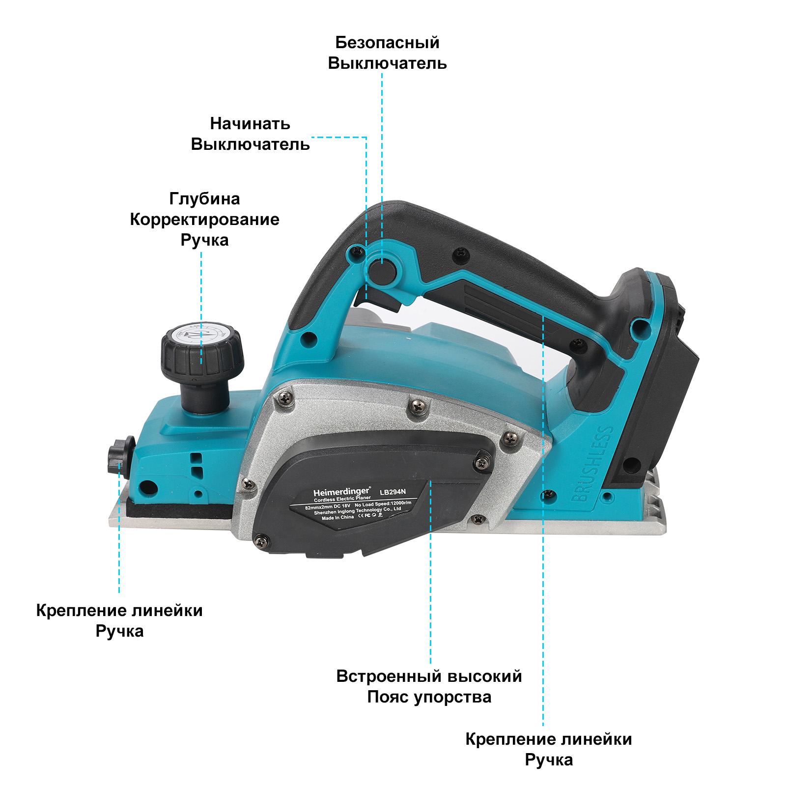 Heimerdinger 18V akumulator li – Planer Handheld Electric recenzja i cena